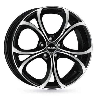 Kuva MAK Lario Black Machined Face 9/20 5/110 ET29 B65