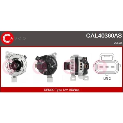 Kuva CASCO CAL25102AS Laturi 12V 70A FORD: Transit Mk4 Van, Mk3 Flatbed Kuorma auto/Alusta, Bussi