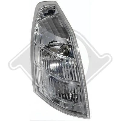 Kuva DIEDERICHS 6085872 Vilkku Kromi Oikea Ilman lampun kantaa NISSAN: X Trail