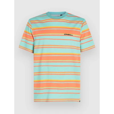 Kuva O&#039;Neill MIX AND Match Stripe Shortsleeve Printtipaita, Koko: XS, Blue neon bold stripes