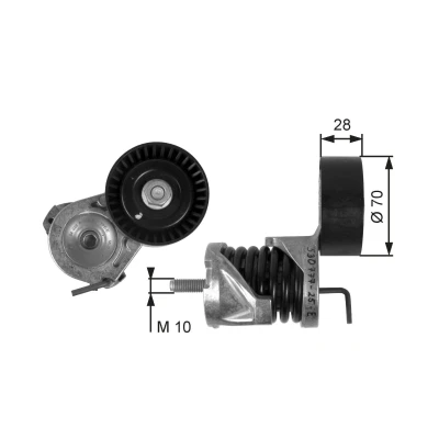 Kuva GATES FleetRunner Micro V Kit T39085 Kiristysrulla BMW: 3 Touring, Sedan, Coupe
