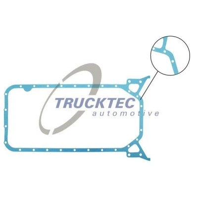 Kuva TRUCKTEC AUTOMOTIVE 02.10.043 Öljypohjan Tiiviste MERCEDES BENZ: E sarja Sedan, W124 T modell, VOLKSWAGEN: LT 28 46 2 Kasten