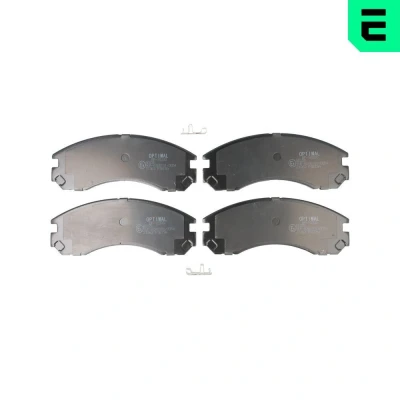 Kuva OPTIMAL BP 10330 Jarrupalat Etuakseli akustisella kulumavaroittimella MITSUBISHI: Outlander 3, 2 SUV, PAJERO 2, CITROËN: C Crosser SUV