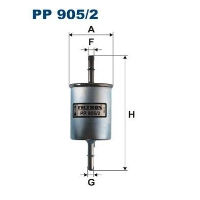 Kuva FILTRON PP 905/2 Polttoainesuodatin Letkusuodatin 8 CHEVROLET: Epica Sedan, Nubira Farmari, DAEWOO: Matiz I Hatchback, Sedan