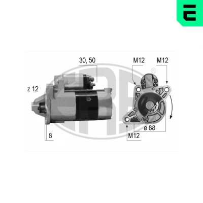 Kuva ERA 220520A Starttimoottori 12 2,3 MAZDA: 6 Farmari, 3 Hatchback