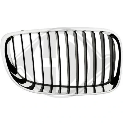 Kuva DIEDERICHS 1280140 Etusäleikkö Oikea Kromi/musta BMW: 1 Hatchback