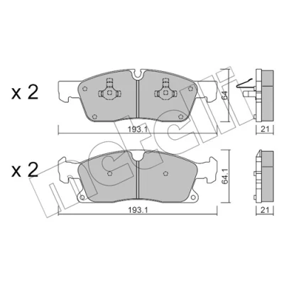 Kuva Jarrupalasarja, levyjarru METELLI 22 0927 4
