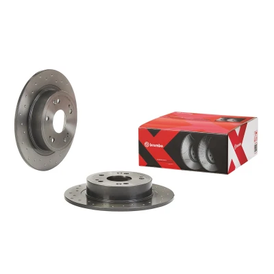 Kuva BREMBO 08.B271.1X Jarrulevyt 282 9 5 täysi, reijitetty pinnoitettu HONDA: Accord 8 Kombi, CIVIC 8, 7 Limousine