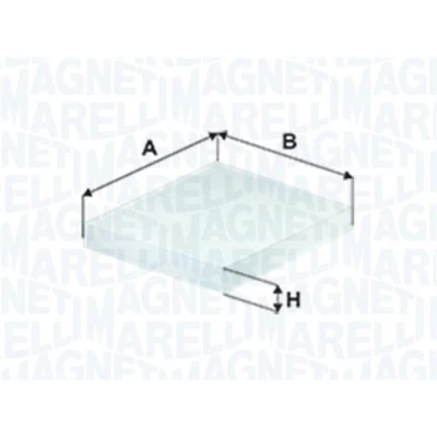Kuva MAGNETI MARELLI 350208065670 Raitisilmasuodatin Suodatinpanos, Hiukkassuodatin 222 199 30 HONDA: CR V 1, CIVIC Hatchback, 6 Fastback