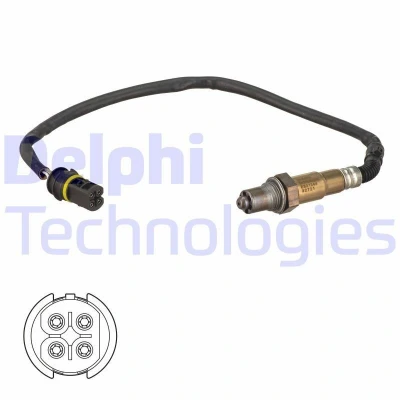 Kuva DELPHI ES21344 12B1 Lambda Anturi Planarsondi, Lämmitetty SMART: Fortwo I Coupe