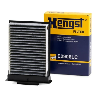 Kuva HENGST FILTER E2906LC Raitisilmasuodatin Aktiivihiilisuodatin 181 138 44 TOYOTA: Aygo, CITROËN: C1 I, PEUGEOT: 107 Hatchback