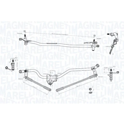 Kuva Pyyhkijän vivusto MAGNETI MARELLI 085570750010