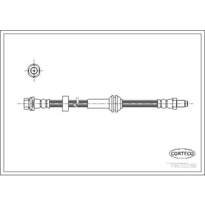 Kuva CORTECO 19032288 Jarruletku Taka akseli 440 FORD: Focus Mk1 Hatchback