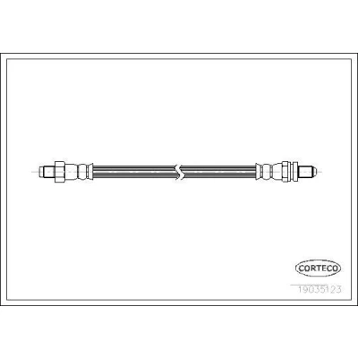 Kuva CORTECO 19035123 Jarruletku 346 M10X1