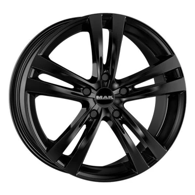 Kuva MAK 5 aukko 15tuumaa 114.3mm alumiinivanne zenith musta F6550ZHGB40FF Vanne Teräs VOLKSWAGEN: GOLF 6