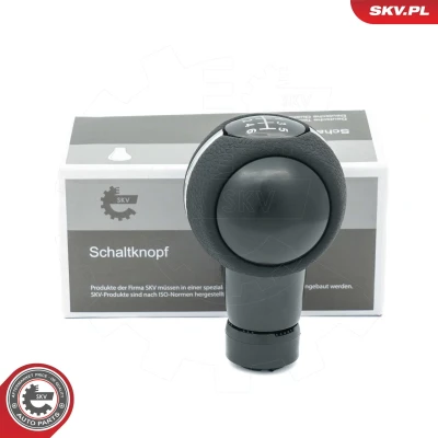 Kuva ESEN SKV 63SKV075 Vaihdekepin nuppi 6 vaihteinen Nahka