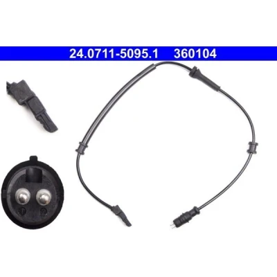 Kuva ATE 24.0711 5095.1 ABS Anturi 603 RENAULT: LAGUNA 2, 2 Grandtour