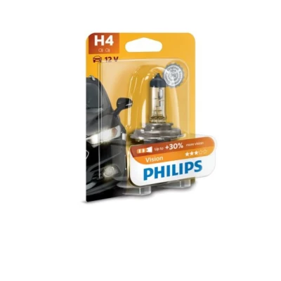 Kuva PHILIPS 12342PRBW Polttimo, kaukovalo H4 12V 60/55W Halogeeni