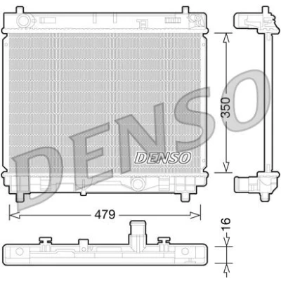 Kuva Jäähdytin, moottorinjäähdytys TOYOTA URBAN CRUISER OE 1640033120