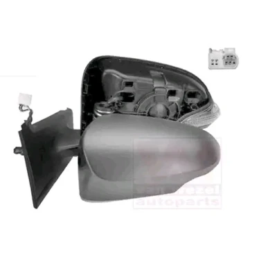 Kuva Ulkopeili Van Wezel 5437807 Vasen Pohjustettu Peili, kokonainen, Kupera, sähkö peilinsäädölle, Lämmitettävä TOYOTA: Yaris III Hatchback