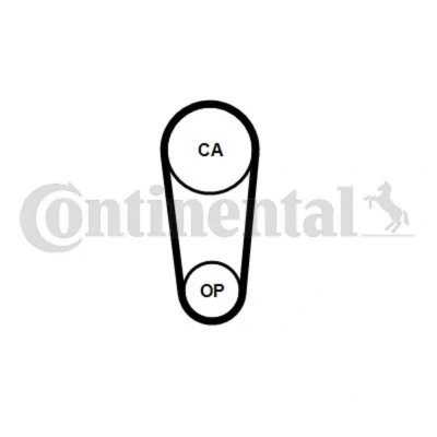 Kuva CONTITECH CT1246 Jakohihna 73 584 10
