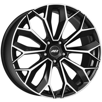 Kuva AEZ Leipzig Black polished 9.5x21 5/112 ET45 B66.6