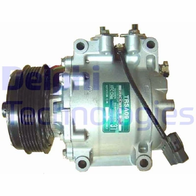 Kuva DELPHI TSP0159861 Ilmastoinnin Kompressori Sanden TRSA09 PAG 46 kompressoriöljyllä HONDA: Jazz 2