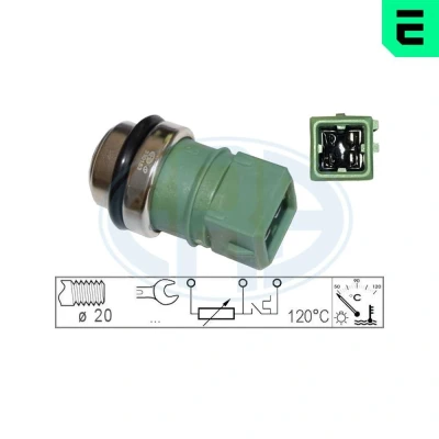 Kuva Tunnistin, jäähdytysnesteen lämpötila Mitsubishi, Opel, Renault, Volvo OE 30810074 2, 44 02 298, 77 00 829 427
