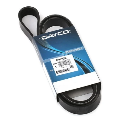 Kuva DAYCO 6PK1670 Moniurahihna 1670,0 6 TOYOTA: Corolla IX Hatchback, Station Wagon, Sedan, FORD: Transit Mk6 Van, Bussi