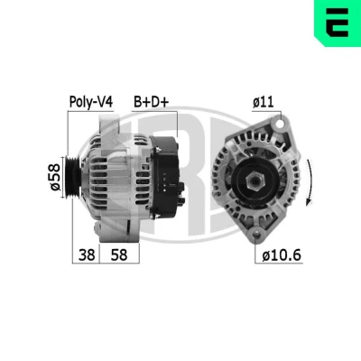 Kuva ERA 209608A Laturi 14V 75A