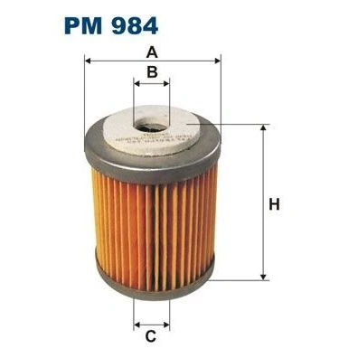 Kuva FILTRON PM 984 Polttoainesuodatin Suodatinpanos