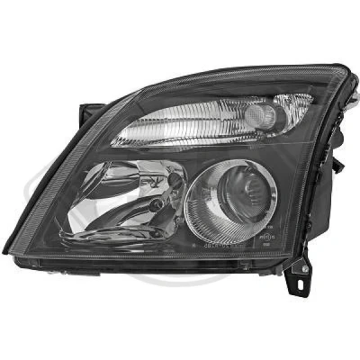 Kuva DIEDERICHS HD Tuning 1825983 Ajovaloumpio Vasen H7/H7 Musta OPEL: Vectra C Caravan, Sedan, CC