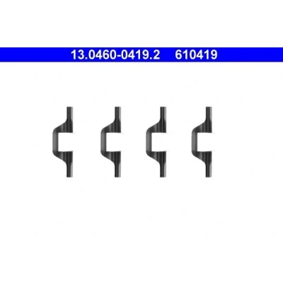Kuva ATE 13.0460 0419.2 Tarvikesarja, Jarrupala VOLKSWAGEN: GOLF 2, PEUGEOT: 405 I Sedan, II Sedan