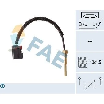 Kuva FAE 32428 Jäähdytysnesteen Lämpötila Anturi Harmaa FORD: Transit Mk6 Bussi, Van