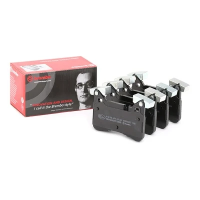 Kuva BREMBO P 50 110 Jarrupalat Kulumisenilmaisemelle Ilman tarvikkeita, Tasauspainoilla MERCEDES BENZ: CLS Coupe, C sarja T modell, E modell