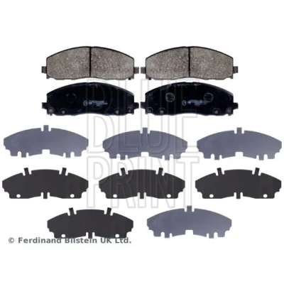 Kuva BLUE PRINT ADA104268 Jarrupalat Etuakseli akustisella kulumavaroittimella Huudonvaimennuspellillä FIAT: Freemont, CHRYSLER: GRAND 5OYAGER 5
