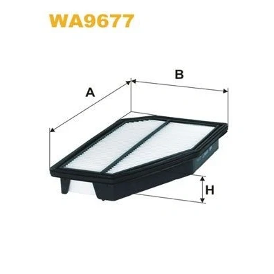 Kuva WIX FILTERS WA9677 Ilmansuodatin 45 171 278 Suodatinpanos HONDA: CIVIC 8 Hatchback