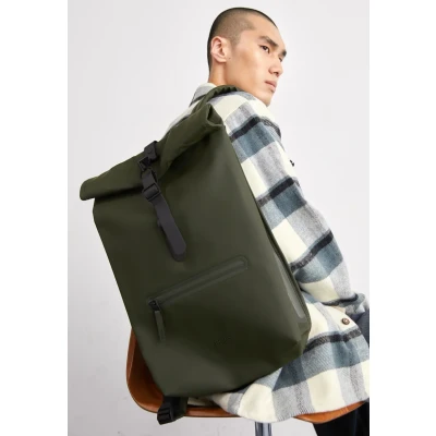 Kuva Rains Rolltop Rucksack Unisex Reppu, Koko: One Size, Green