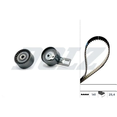 Kuva DOLZ SKD079 Jakohihnasarja 141 VOLVO: V70 3, V50, S80 II, FORD: MONDEO 4 Turnier, FOCUS 3 FIESTA 6, PEUGEOT: 208 I Hatchback
