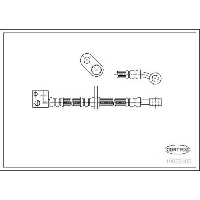 Kuva CORTECO 19032983 Jarruletku Etuakseli 555 HONDA: Jazz 2, 3