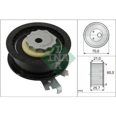 Kuva INA 531 0882 10 Kiristysrulla, Hammashihnat SKODA: Citigo