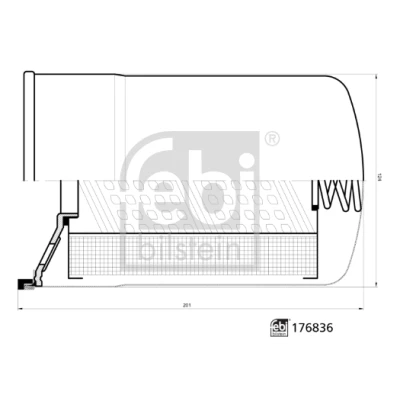 Kuva FEBI BILSTEIN 176836 Suodatin, työhydrauliikka
