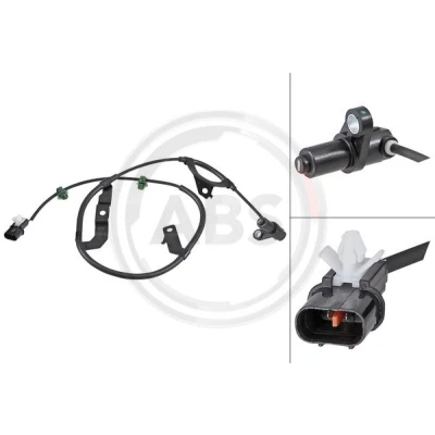 Kuva A.B.S. 31911 ABS Anturi passiivi sensori 900 Musta MITSUBISHI: L200 / Triton IV Pick up