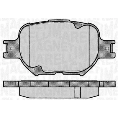 Kuva MAGNETI MARELLI 363916060493 Jarrupalat Kulumisenilmaisemelle TOYOTA: Corolla IX Hatchback, Station Wagon, Sedan, LEXUS: IS 3