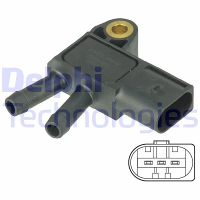 Kuva DELPHI DPS00013 DPF Paine Eroanturi MERCEDES BENZ: A sarja, C sarja Sedan