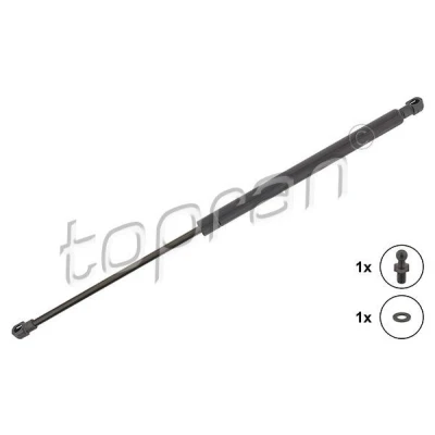 Kuva TOPRAN 600 152 Takaluukun Kaasujousi 570 495 Molemminpuolin, Auton takaluukku TOYOTA: Corolla VIII Liftback, FX Hatchback