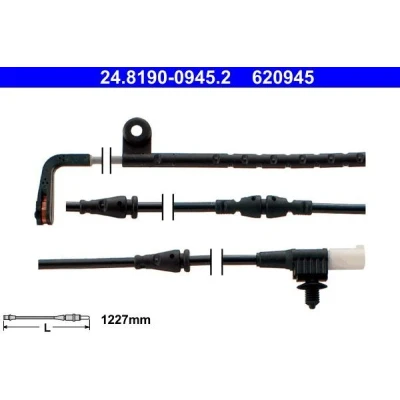 Kuva ATE 24.8190 0945.2 Jarrupalojen Kulumisen Ilmaisin LAND ROVER: Range Rover Sport