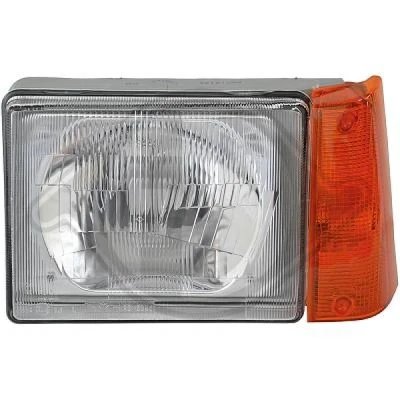 Kuva DIEDERICHS 3431083 Ajovaloumpio Vasen H4 Keltainen