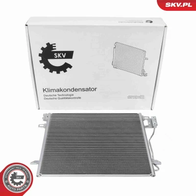 Kuva ESEN SKV 86SKV205 Ilmastoinnin Lauhdutin ilman vedenerotinta Alumiini 667mm