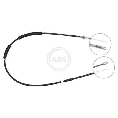 Kuva A.B.S. K10725 Käsijarruvaijeri 1611 Rumpujarru Oikean /vasemmanpuolinen ohjaus FORD: MONDEO 1